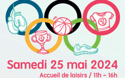 Participez à la Fête de l’Enfance, spéciale Jeux Olympiques, le samedi 25 mai 2024 à l’accueil de loisirs