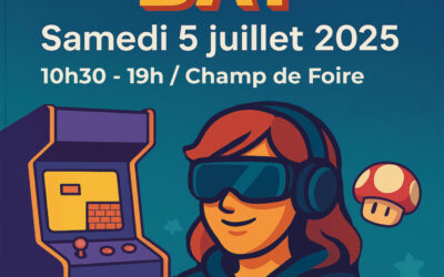 5ème édition du Gaming Day le samedi 5 juillet 2025 à l’espace culturel Le Champ de Foire (Gratuit)
