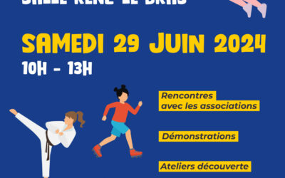Fête des Sports : rendez-vous le samedi 29 juin de 10h à 13h à la salle René Le Bras