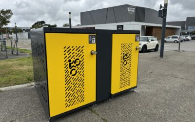 Un box sécurisé pour vos vélos sur la place du Champ de Foire