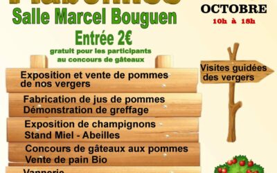 La Fête de la pomme aura lieu le dimanche 12 octobre à Plabennec de 10h à 18h dans la salle Marcel Bouguen
