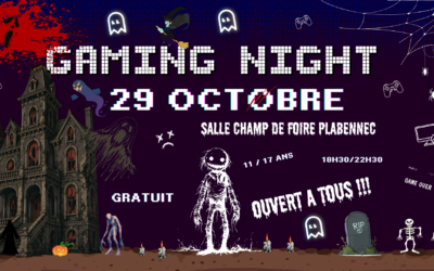 Gaming Night : soirée Halloween pour les 11-17 ans