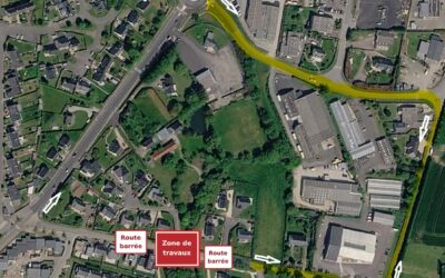 Route du Cosquer : travaux et déviation du 12 au 30 octobre